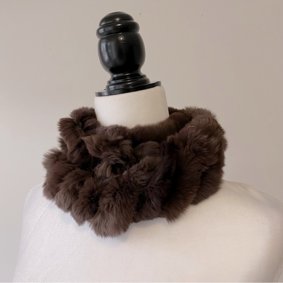 Angora Fur Scarf - Picture 5 of 10